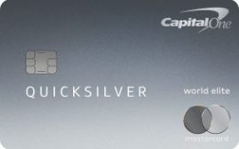 Capital One Quicksilver World Elite Mastercard 官方卡面
