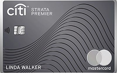 Citi Strata Premier 官方卡面