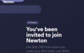 Newton,一家无手续费的加拿大加密货币交易所,新注册用户可得$25