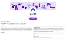 Rakuten 上 NordVPN 100%返现截图,平时为20%