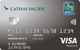 加国信用卡 - 皇家银行RBC Cathay Pacific Visa Platinum介绍