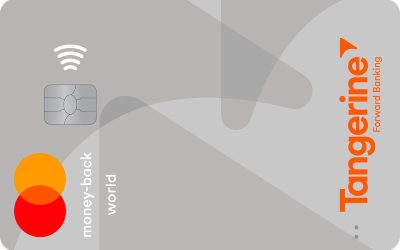 Tangerine Money-Back World Mastercard 信用卡卡面