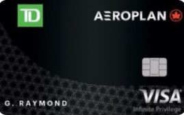 TD Aeroplan Visa Infinite Privilege 官方卡面